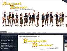 Tablet Screenshot of bauernkapelle.de